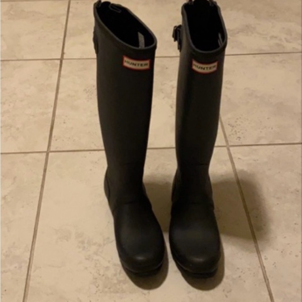 Hunter boots black
